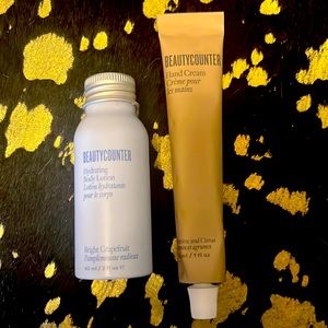 newhand cream 1 oz citrus/jasmine and a 2 oz travel bright citrus body lotion